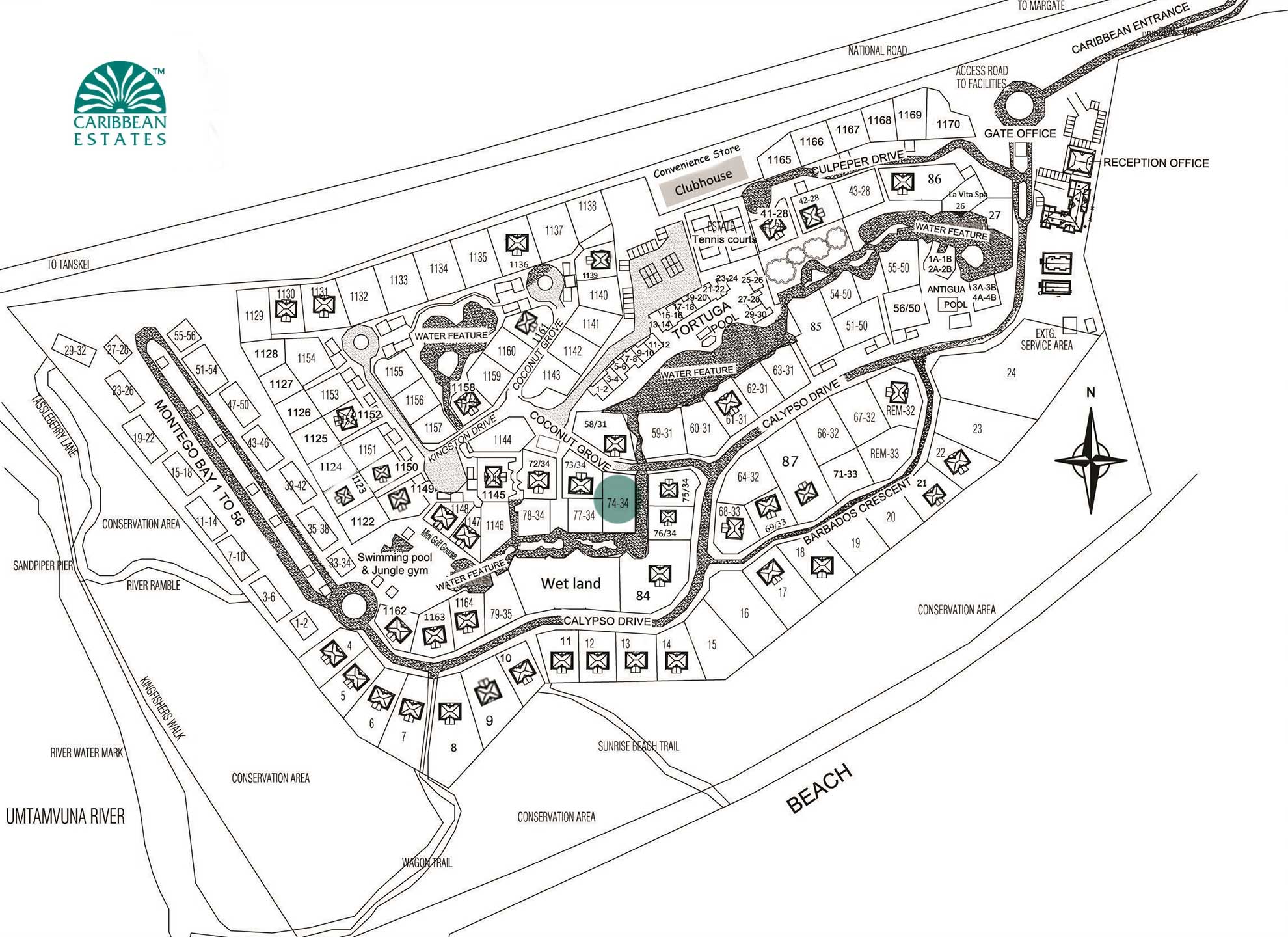 Model 74-34-caribbean-estates-undeveloped-stands-for-sale